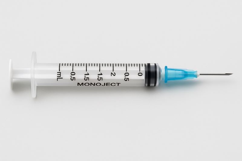 Monoject 3 mL Syringe with Hypodermic Needle– Ready to Use